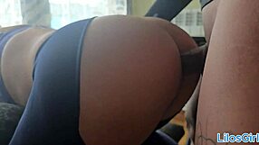 Beautiful Colombian wife gets anal sex with cock