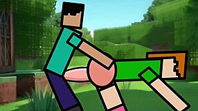 Steve and Alex have an internal ejaculation in this cartoon porn