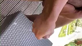 Viktor Rom's big cock cums hard in gay gay scene