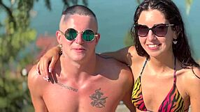 Married couple's bisexual wedding party with anal action