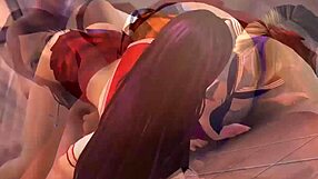 3D animated threesome with anime babes and hardcore sex scenes