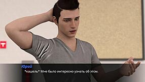 College threesome in hot erotic gameplay in Echoes of Lust