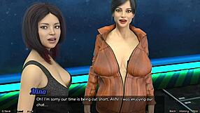 Hot milf in 3D cartoon Stranded in space 14