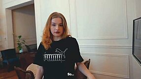 Beautiful amateur teen gets fucked on her creaky bed