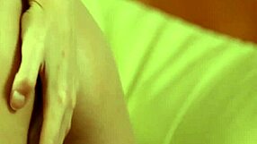Solo play with a tight toy for a young woman's pleasure