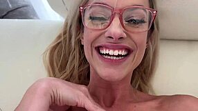 Blonde girlfriend gets a hot gay missionary fuck