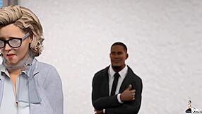 Boss with big cock seduces his Jewish secretary