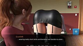 Big-boobed teacher falls for my huge futa cock