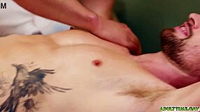 Steamy massage turns into wild anal sex session