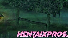 Big cocked succubus seduces Ciri in Witcher parody hentai