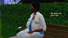 A hot interracial orgy with a shemale in The Sims 4 parody called Forrest Hump