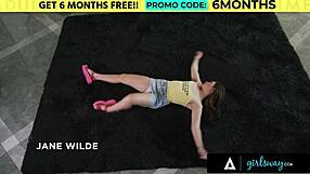 Petite Jane Wilde gets rough discipline from babysitter
