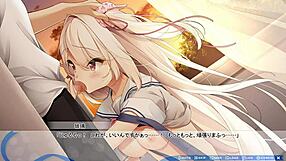 Hosho’s erotic game with an anime-style parallelagram in the sky
