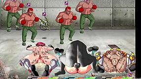 Big tits and anal sex in a BDSM video game