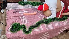 Sullying my stepmother’s pussy and ass on Christmas