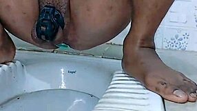 feminized sissy pissing outdoors in wild compilation