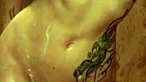Small tits tattooed babe loves to suck and cum