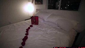 Selina Moon’s wicked stepbro comes inside to give her this huge butt plug before he starts to join in